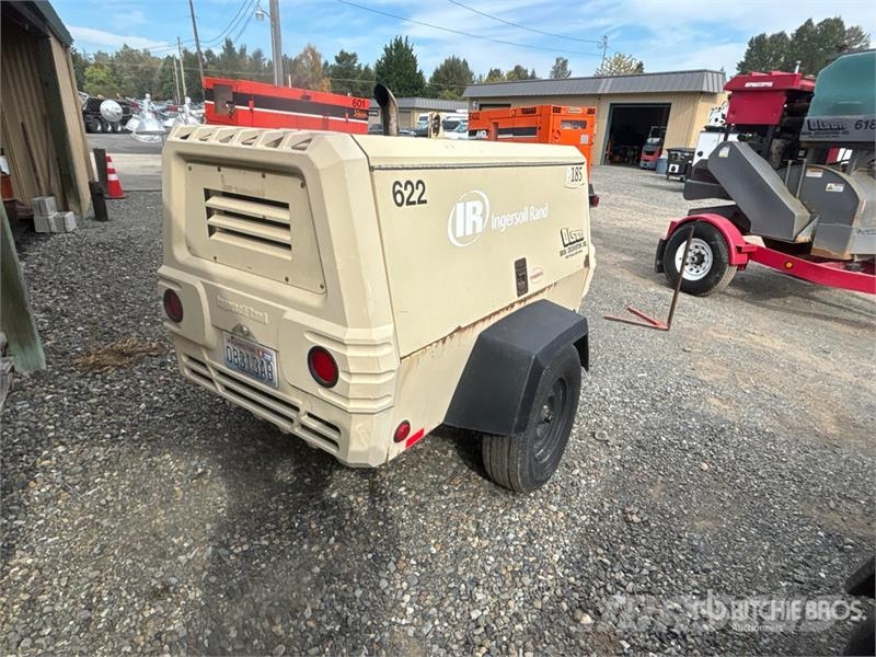 Ingersoll Rand P185WJD 185 cfm Mobile Air Compressor Compressors