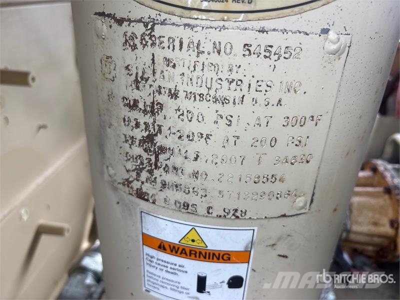 Ingersoll Rand P185WJD 185 cfm Mobile Air Compressor Compressors
