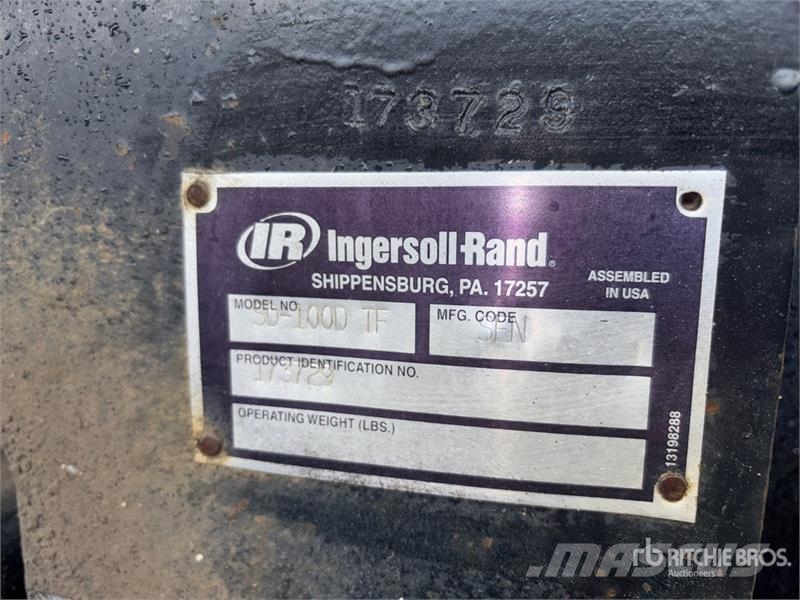 Ingersoll Rand SD-100D TF Smooth Drum Compactor Vieno būgno volai