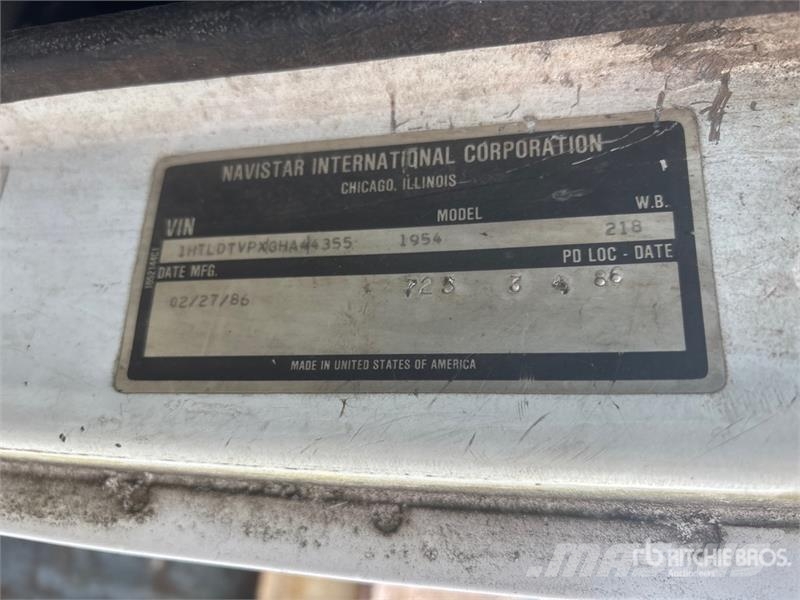 International 1954 4x2 Pressure Digger Construção - Outros