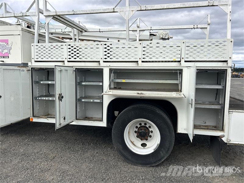International 4300 Vieglais kravas automobilis/izkraušana no sāniem
