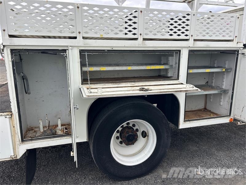 International 4300 Vieglais kravas automobilis/izkraušana no sāniem