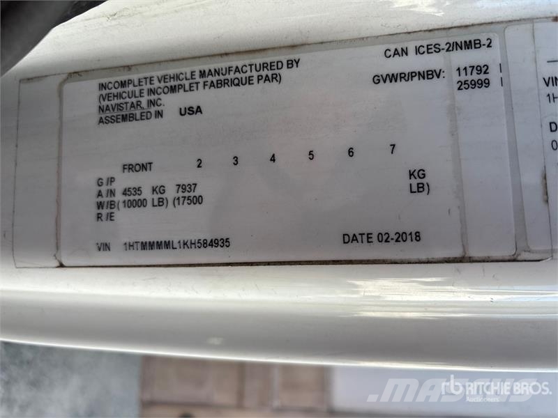 International 4300 ボックスボディー、ウイング、箱車