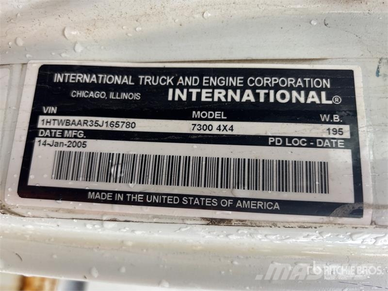 International 7300 Polovni mobilni kamioni za bušenje