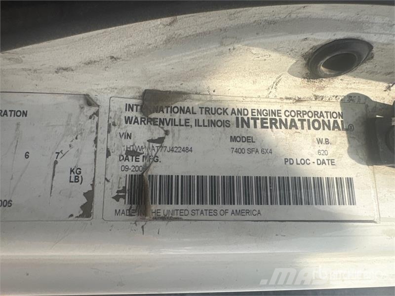 International 7400 Kombinuotos paskirties / vakuuminiai sunkvežimiai