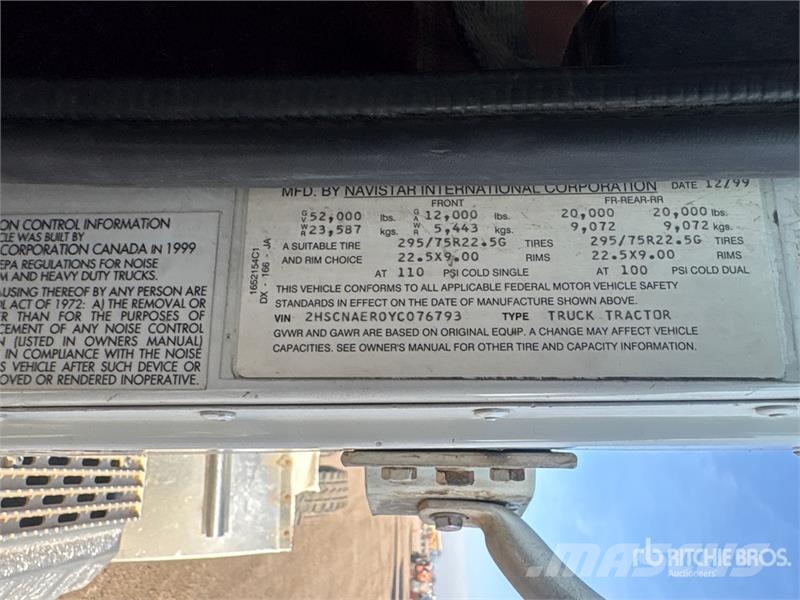 International 9400i وحدات الجر