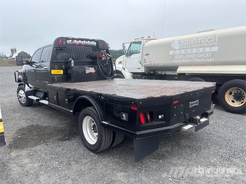 International CV515 4x4 Crew Cab SFA Flatbed Truck Вантажівки-платформи/бокове розвантаження