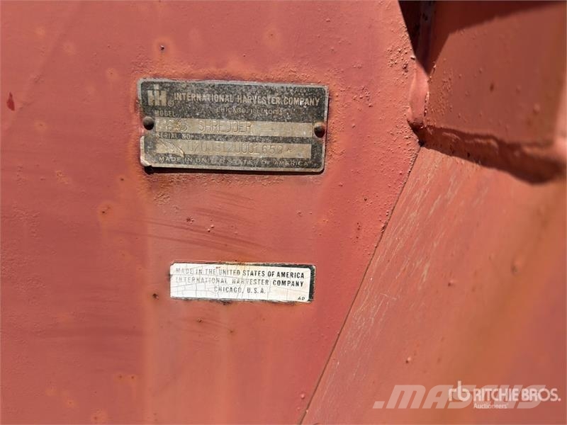 International Harvester Harvester Shredder Avfallsförstörare