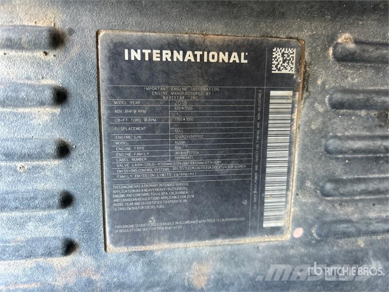 International HV613 12x4 Simple 16 Five Axle Dump Truck Kiper kamioni