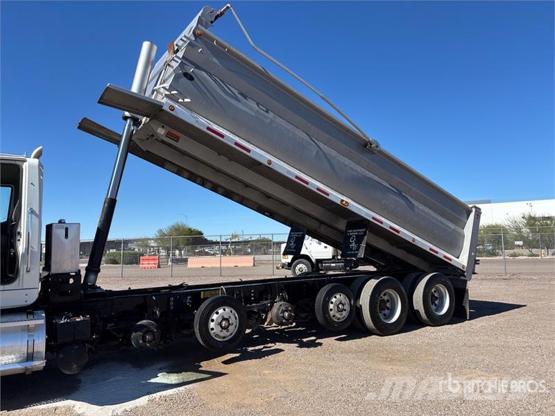 International HV613 14x4 Simple 18 Six Axle Dump Truck Sklápače