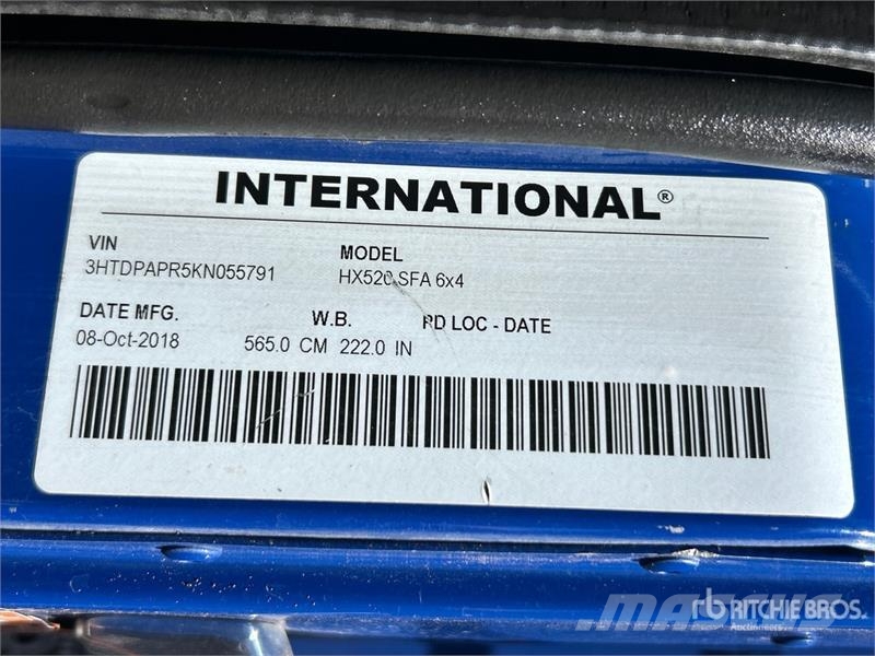 International HX520 6x4 Transfer Set Коммерческий транспорт - Другие