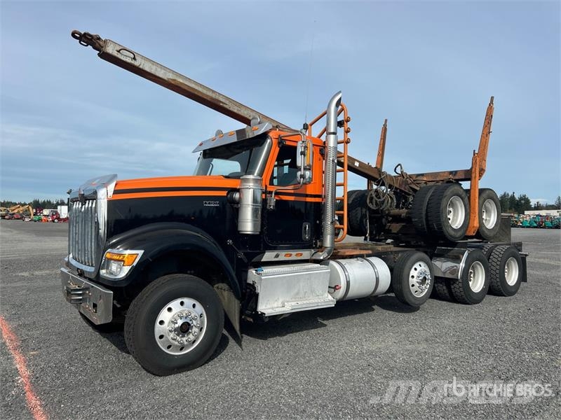 International HX520 8x4 Log Truck Лісовози