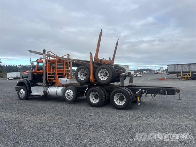 International HX520 8x4 Log Truck Transportes de madera