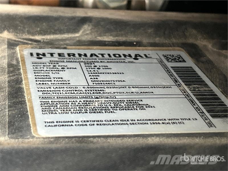 International HX620 Savivarčių priekabų vilkikai