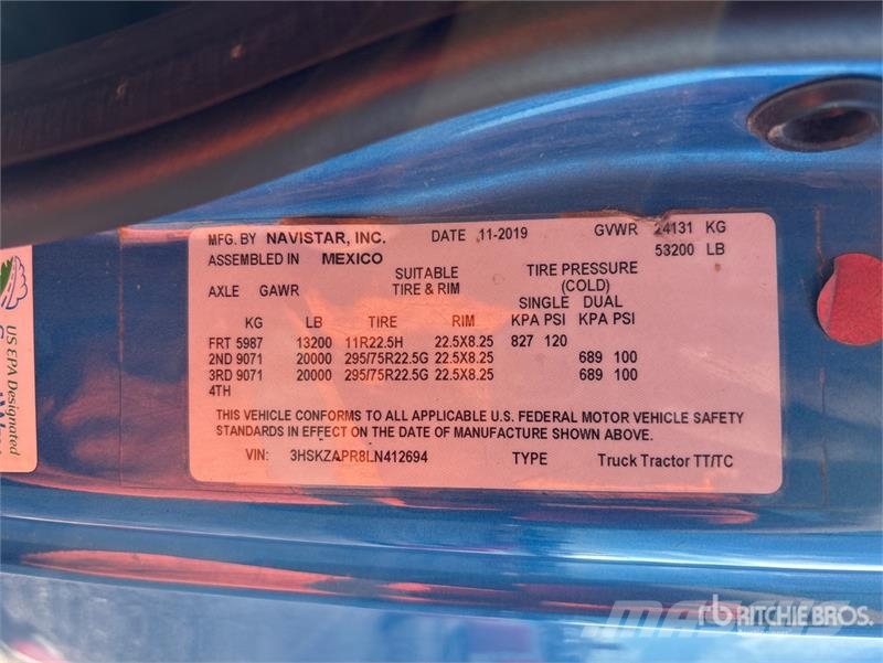 International LT625 Седельные тягачи