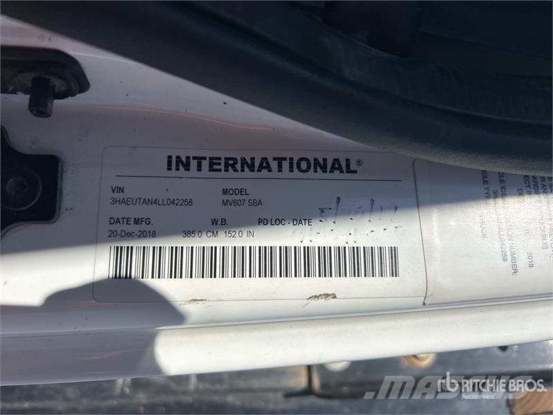 International MV 607 4x2 S/A Dump Truck 덤프 트럭
