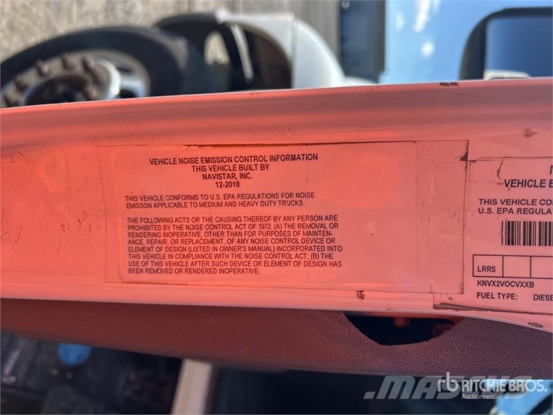 International MV607 4x2 S/A Dump Truck Tipper trucks