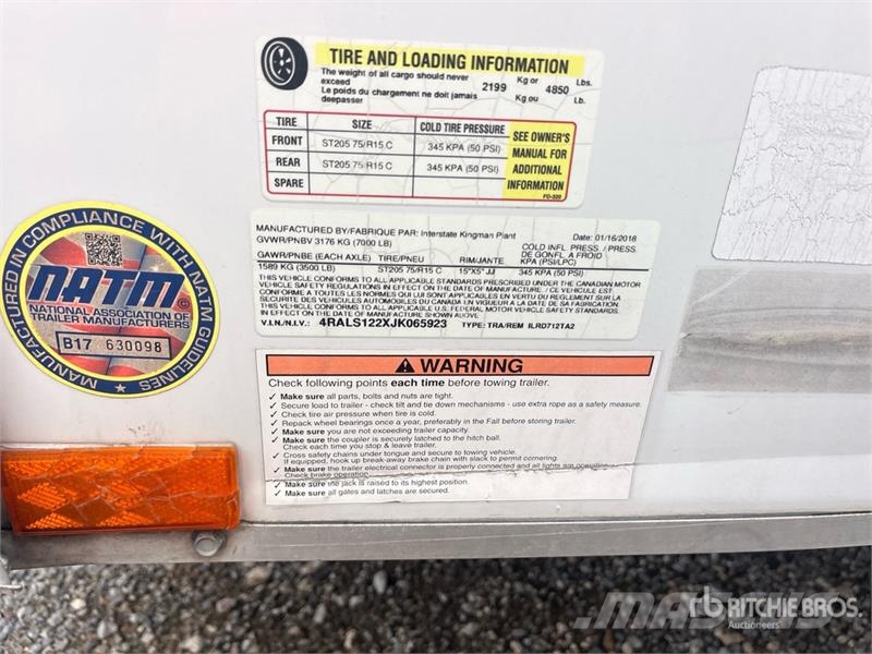 Interstate 12 ft T/A Enclosed Trailer (Inoperable) Prikolice zabojniki