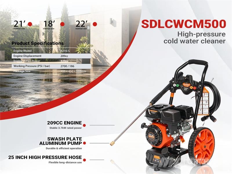  IRCM500 Pressure Washer (Unused) Máquinas ligeiras de lavagem a pressão