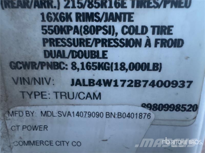 Isuzu NPR Kofferaufbau