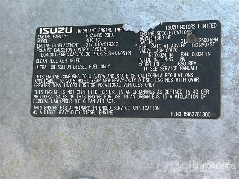 Isuzu NRR 4x2 Flatbed Truck Pritschenwagen/Pritschenwagen mit Seitenklappe