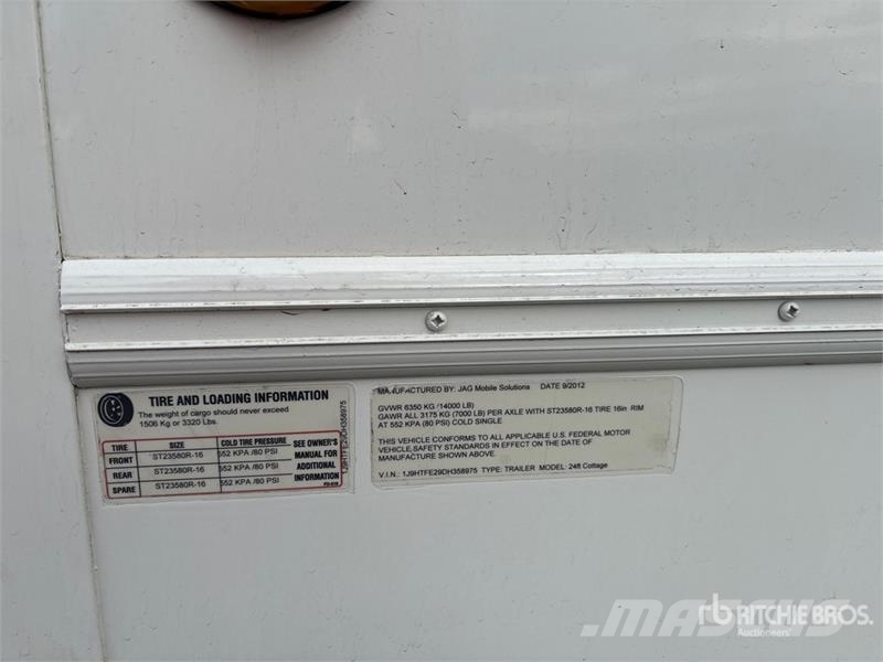 JAG Mobile Solutions T/A Portable Restroom Trailer Λοιπές ρυμούλκες