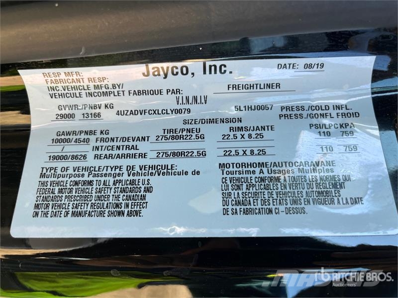 Jayco Seneca 37HJ Motor Home Avtodomi in počitniške prikolice