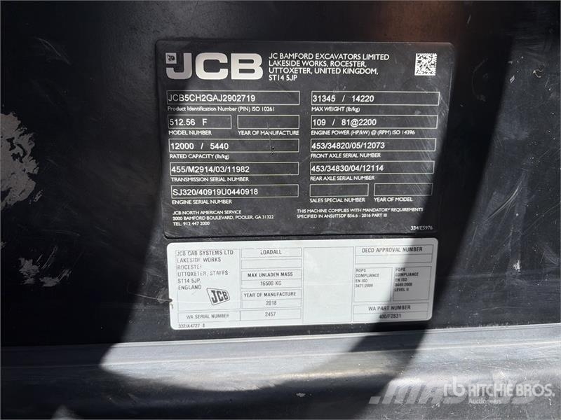 JCB 512-56 Sollevatori telescopici