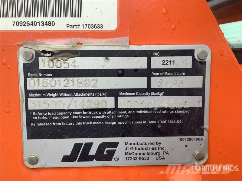 JLG 10054 Teleskopski viličarji