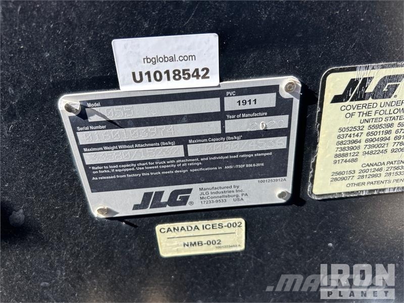 JLG 1055 Teleszkópos rakodók