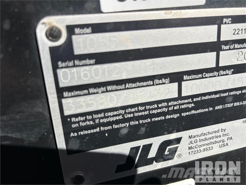 JLG 1055 Teleszkópos rakodók