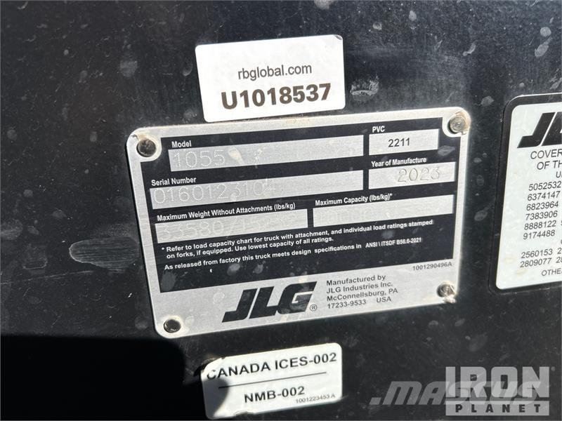 JLG 1055 Teleszkópos rakodók