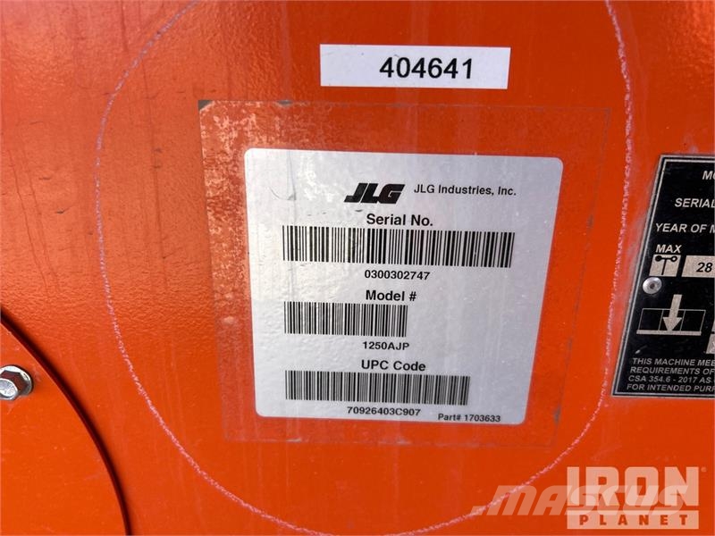 JLG 1250AJP 4WD Diesel Articulating Boom Lift Plataformas con brazo de elevación manual