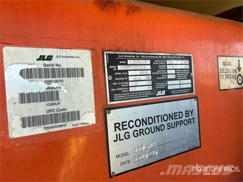 JLG 1350SJP 4WD Diesel Telescopic Boom Lift - Factory  Nacelles télescopiques