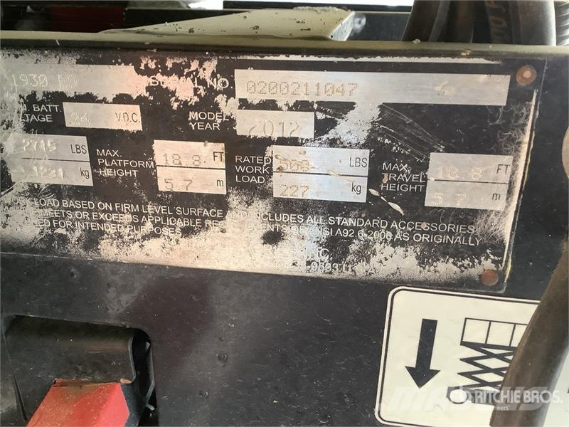 JLG 1930 ES Electric Scissor Lift Škarjaste dvižne ploščadi