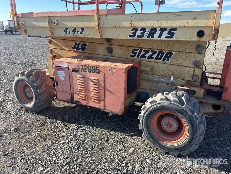 JLG 33 RTS 4x4 Dual Fuel Scissor Lift Saxliftar