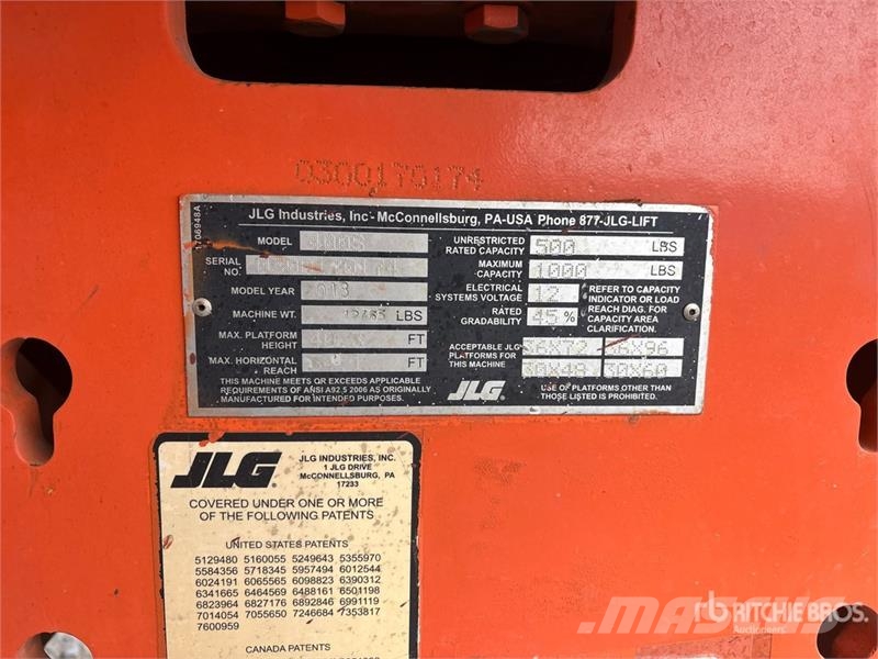 JLG 400S 4WD Diesel Telescopic Boom Lift Teleskopiskie pacēlāji