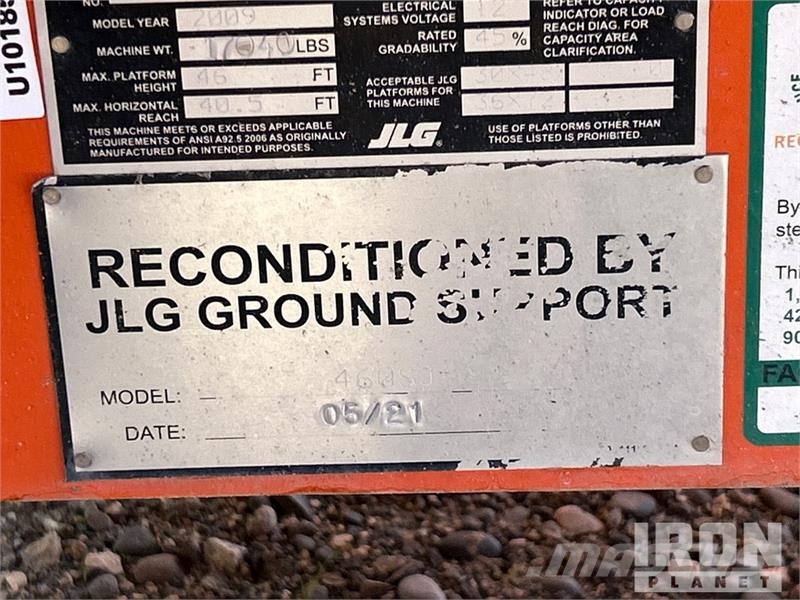 JLG 460SJ 4WD Diesel Telescopic Boom Lift - Factory Re Piattaforme a braccio telescopico