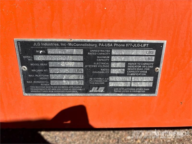 JLG 600AJ 4WD Diesel Articulating Boom Lift Knikarmhoogwerkers