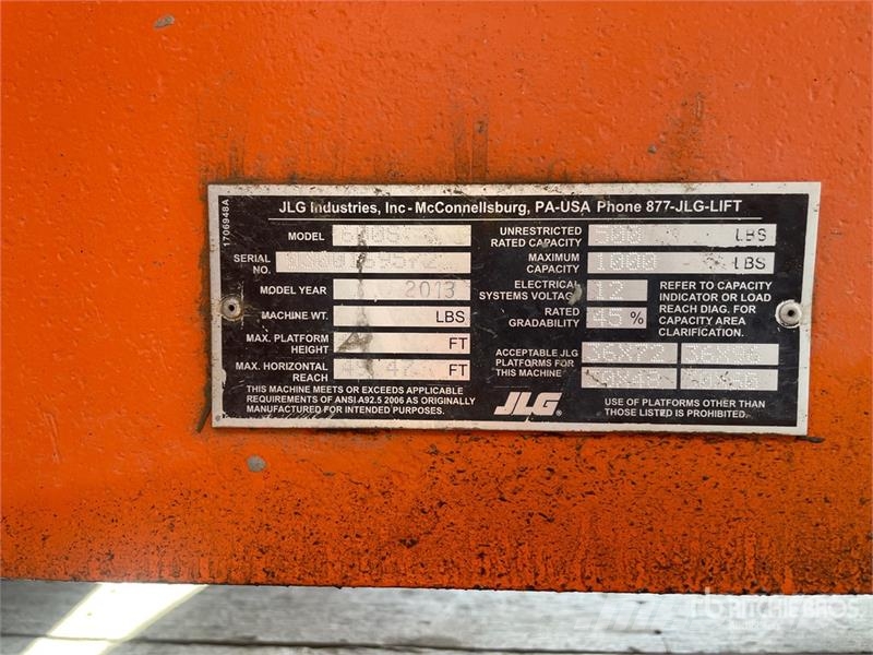 JLG 600S Telescopic Boom Lift Teleskopske podizne platforme