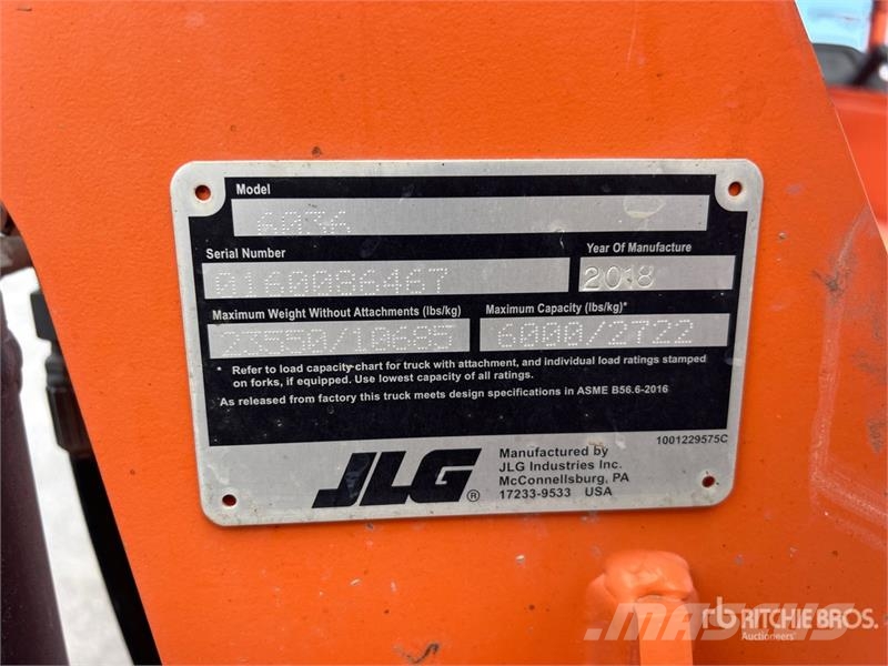 JLG 6036 Teleskopski viličarji