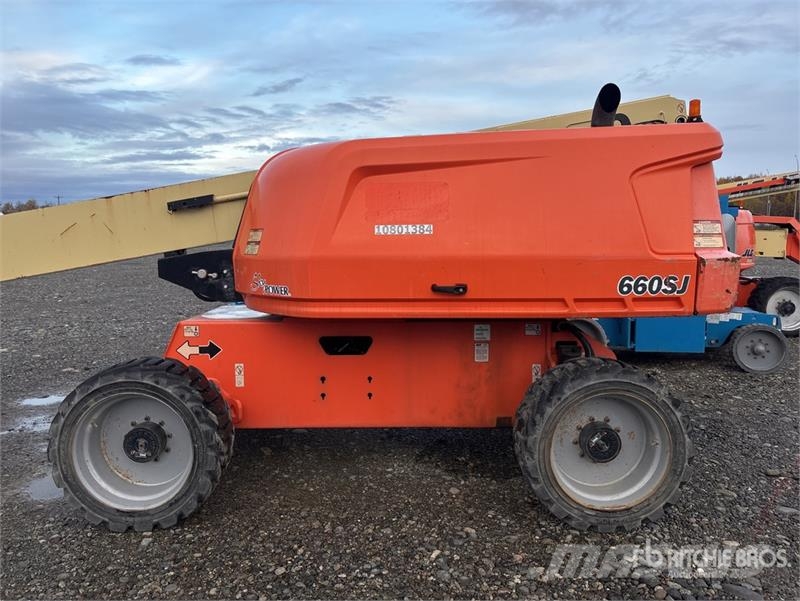 JLG 660SJ 2WD Diesel Telescopic Boom Lift Plataformas elevatórias telescópicas