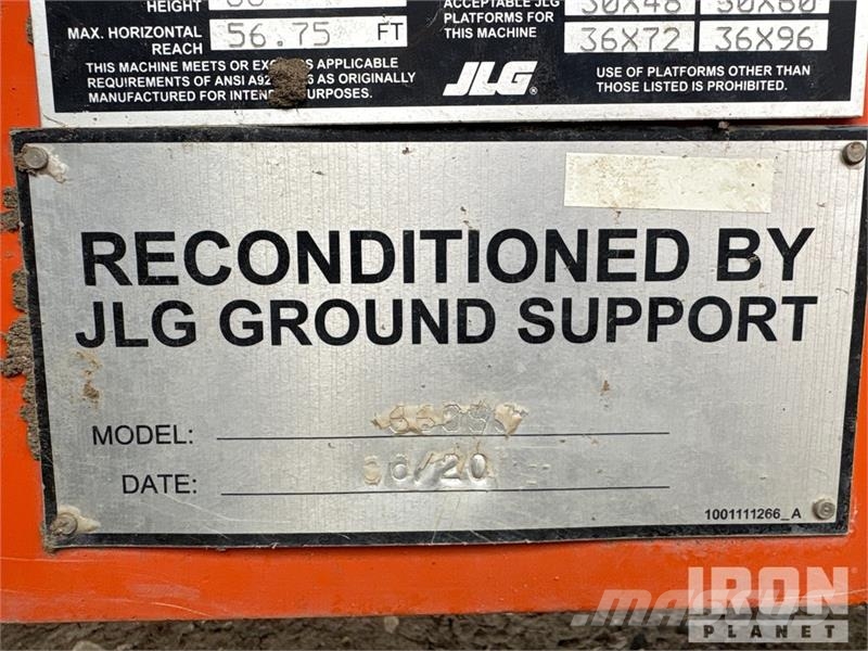 JLG 660SJ 4WD Diesel Telescopic Boom Lift - Factory Re Plataformas con brazo de elevación telescópico