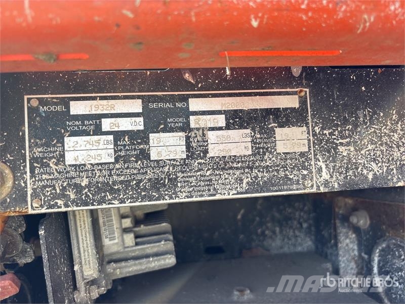 JLG Electric Scissor Lift Škaraste platforme