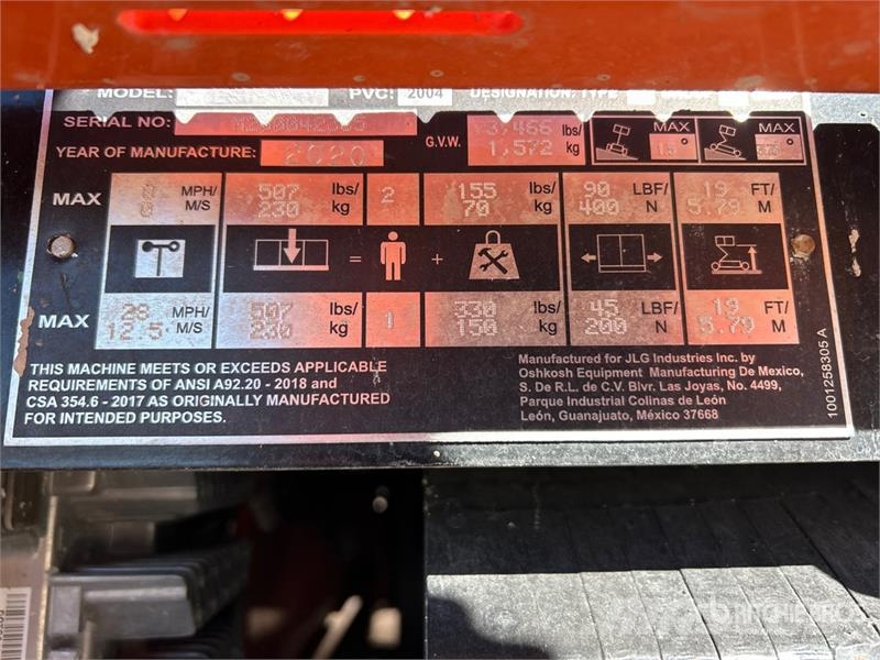 JLG ES1932 Electric Scissor Lift Scissor lifts