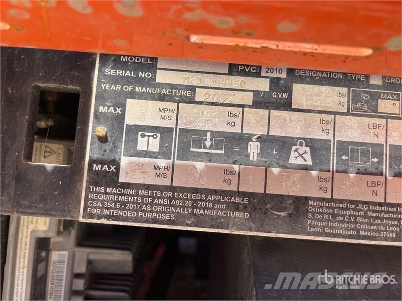JLG ES1932 Electric Scissor Lift (Inoperable) 剪式升降機