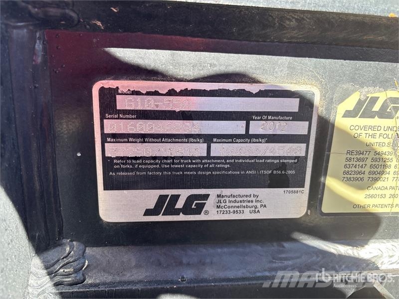 JLG G10-55A Teleskooplaadurid