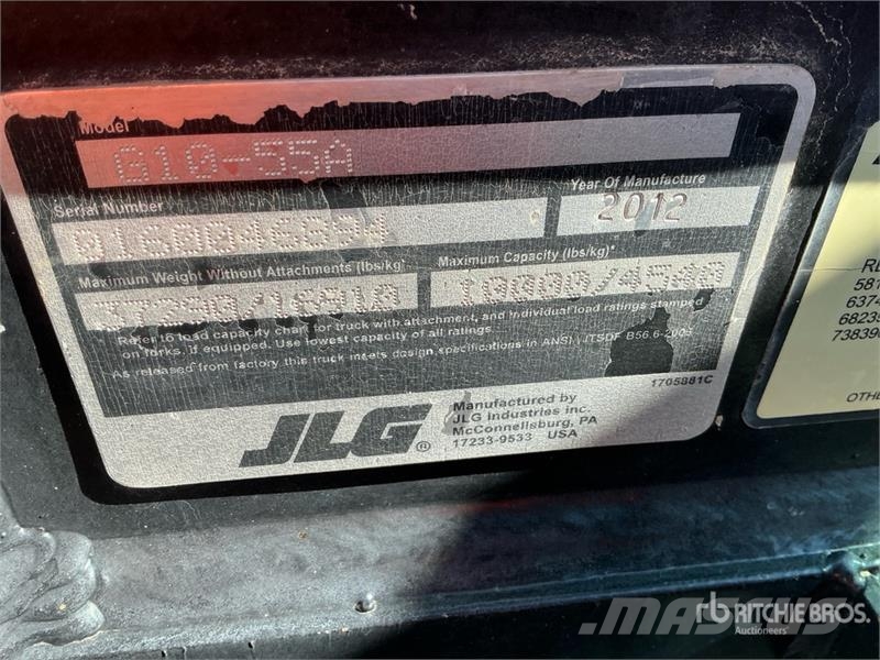 JLG G10-55A Teleskooplaadurid
