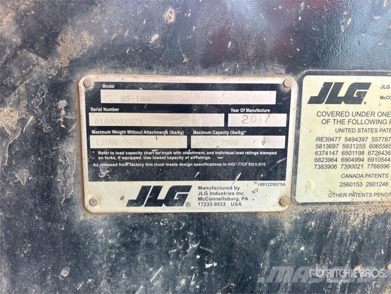 JLG G5-18A Manipuladores telescópicos
