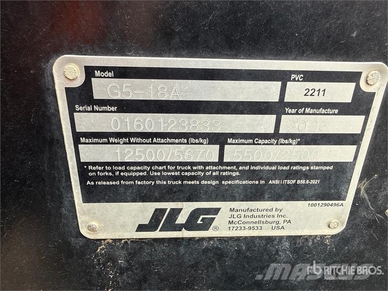 JLG G5-18A Τηλεσκοπικοί ανυψωτές